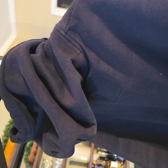 G STAR RAW pitch black thick hoodie sweater XL - Picture 4 of 6